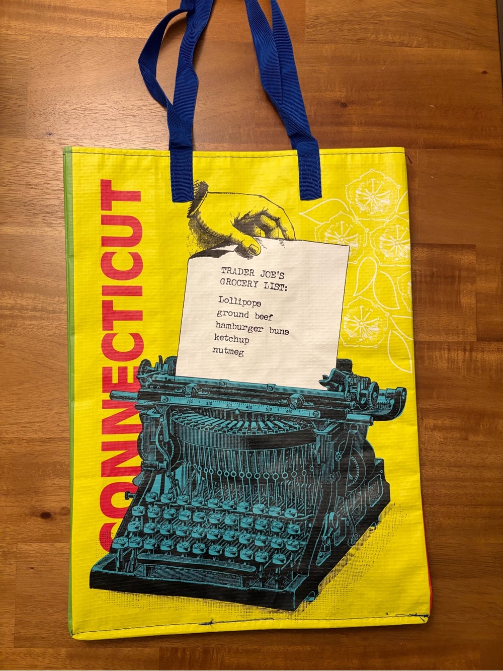Trader Joe’s Connecticut Reusable Grocery Bag